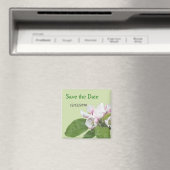 Apfelblüten Save-the-Date Magnet (In Situ (Geschirrspüler))