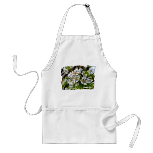 Apfelblüten Schürze (Vorne)
