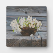 Apfelblüten-Stillleben – Original-Kunstwerk Fotoplatte (Vorderseite)