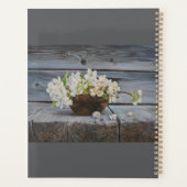 Apfelblüten-Stillleben – Original-Kunstwerk Planer (Rückseite)