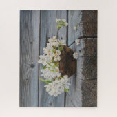 Apfelblüten-Stillleben – Original-Kunstwerk Puzzle (Vertikal)