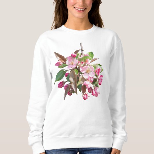 Apfelblüten Sweatshirt (Vorderseite)