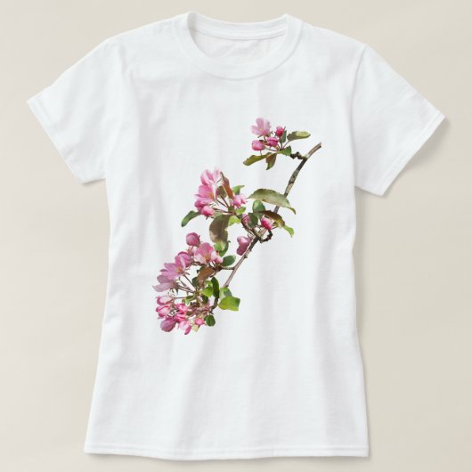 Apfelblüten T-Shirt (Design vorne)