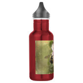 Apfelblüten und Hummel Edelstahlflasche (Links)