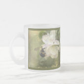 Apfelblüten und Hummel Mattglastasse (Links)