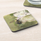 Apfelblüten und Hummel Untersetzer (Linke Seite)