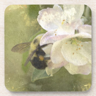 Apfelblüten und Hummel Untersetzer
