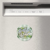 Apfelblüten und Magnet für grüne Streifen (In Situ (Geschirrspüler))