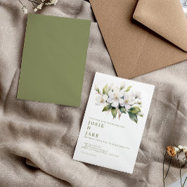 Apfelblüten weiße Blume zur Illustration der Hochz Einladung