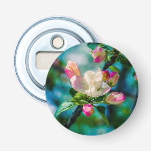 Apfelblütenblume und Knospen Flaschenöffner