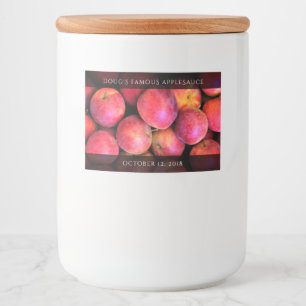 Apfelbutter / Apfelwein / Sauce / Marmelade Lebensmitteletikett