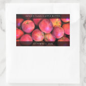 Apfelbutter / Apfelwein / Sauce / Marmelade Rechteckiger Aufkleber (Tasche)