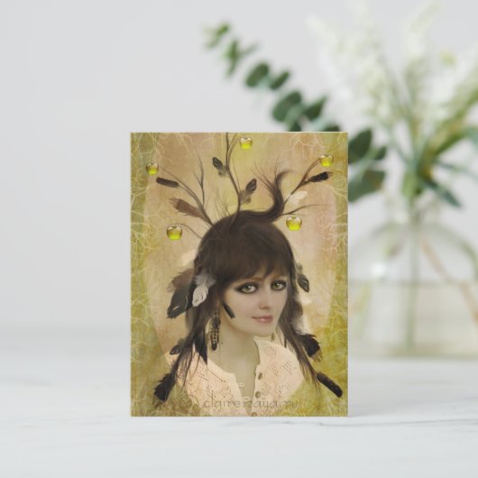 Äpfeldieb Postkarte (Stehend Vorderseite)