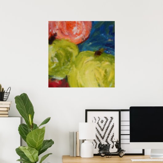 Äpfeldruck Poster (Heimbüro)