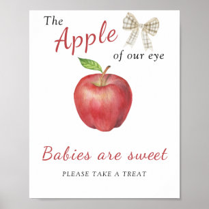 Apfeldusche - Babys sind süß Poster