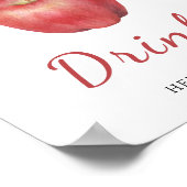 Apfeldusche - GETRÄNKE Poster (Ecke)