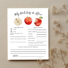 Apfeldusche Kindervoraussagen & Advice Card