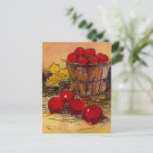 Äpfeleimer Postkarte (Stehend Vorderseite)
