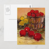 Äpfeleimer Postkarte (Vorne/Hinten)