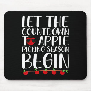 Apfelernte Saison 2025 Herbst Obstgarten Ernte Spa Mousepad