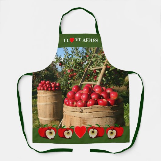 Apfelernte Schürze (Vorderseite)