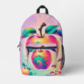 Apfelfrucht Bedruckter Rucksack (Vorderseite)