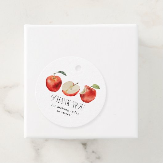 Apfelfrucht-Brautparty-Liebesmarken Geschenkanhänger (Beispiel)