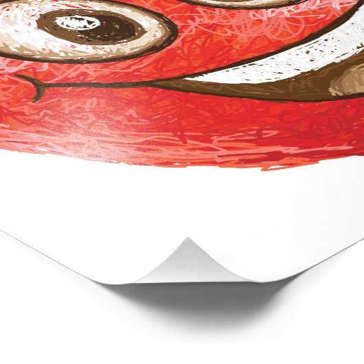 Apfelfrucht Fotodruck (Ecke)