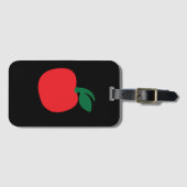 Apfelfrucht Gepäckanhänger (Vorderseite (Horizontal))