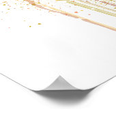 Apfelfrucht Poster (Ecke)
