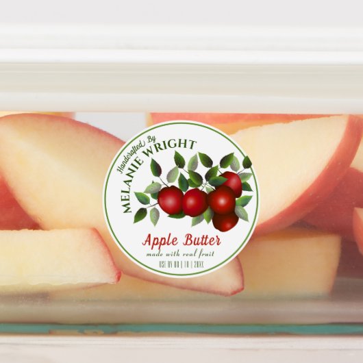 Apfelfruchtkonservierung Etiketten (Befestigt)