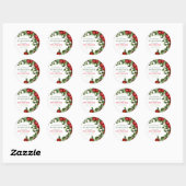 Apfelfruchtkonservierung | Jam Jar Label Runder Aufkleber (Blatt)