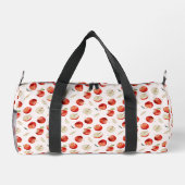 Apfelfruchtmuster Duffle Bag (Rückseite)