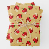 Apfelfruchtmuster  geschenkpapier set (Beispiel)