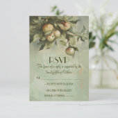 Apfelgarten Hochzeit RSVP-Karten RSVP Karte (Stehend Vorderseite)