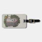 Apfelgarten-Nebengebäude Gepäckanhänger (Vorderseite horizontal)