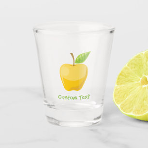 Apfelgelb Schnapsglas