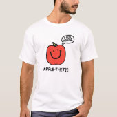 Apfelgeschmack Niedlich Fruit Apple Pun T - Shirt (Vorderseite)