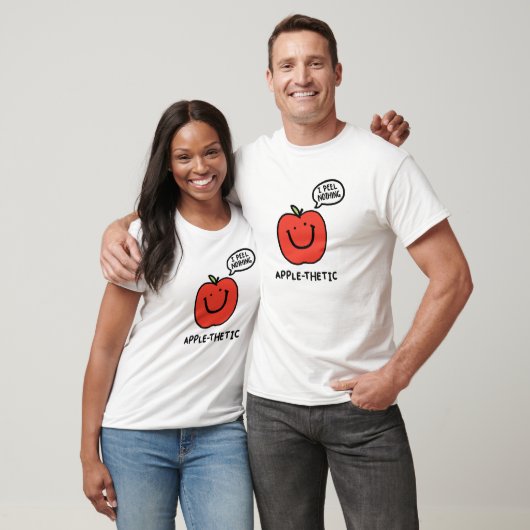 Apfelgeschmack Niedlich Fruit Apple Pun T - Shirt (Unisex)