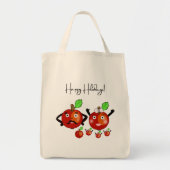 Äpfelgewächse Tragetasche (Vorne)