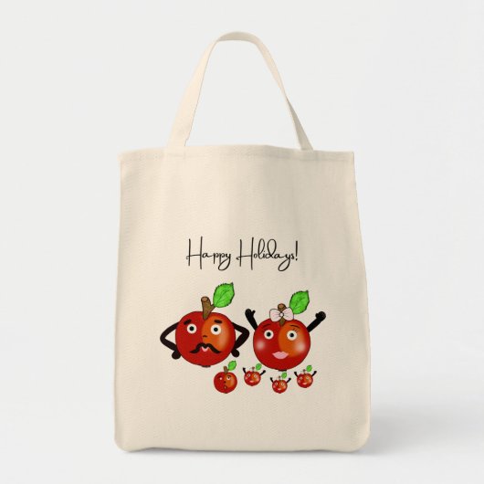 Äpfelgewächse Tragetasche (Vorne)