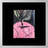 Apfelgraffiti Poster (Vorne)