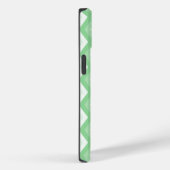 Apfelgrün-Diamantmuster Case-Mate iPhone Hülle (Rückseite / Rechts)