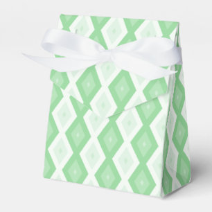 Apfelgrün-Diamantmuster Geschenkschachtel