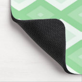 Apfelgrün-Diamantmuster Mousepad (Ecke)