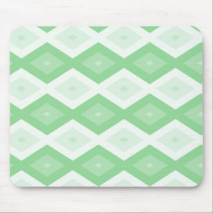 Apfelgrün-Diamantmuster Mousepad