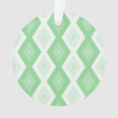 Apfelgrün-Diamantmuster Ornament (Vorderseite)