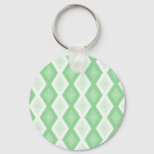 Apfelgrün-Diamantmuster Schlüsselanhänger (Vorderseite)