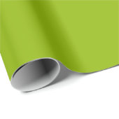 Apfelgrün einfarbig geschenkpapier (Rolleneckpunkt)