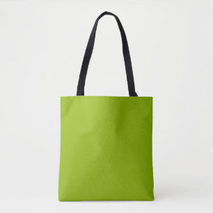 Apfelgrün (einfarbig) tasche